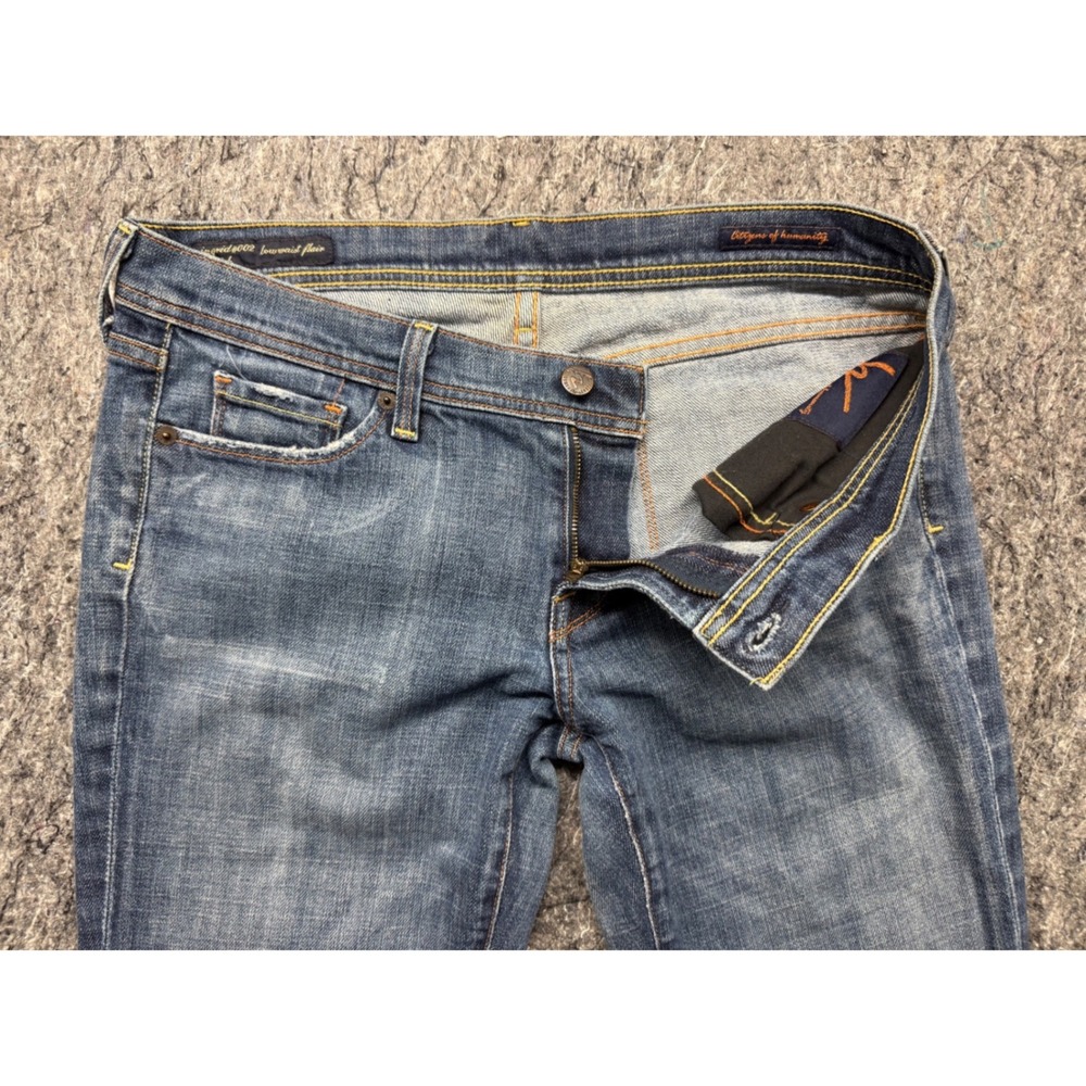 Citizens of Humanity Ingrid 002 Low Waist Flare Jeans Medium Wash Stretch 32x32 - Picture 8 of 15